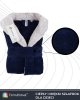 Szlafrok Wellsoft Junior Granat 122-128 cm 300 g/m2 